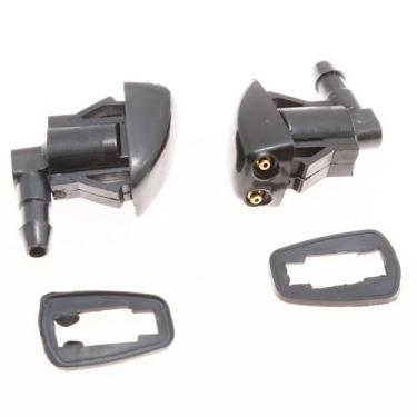 Imagem de Pacote com 2 Spray de bocal para arruela de para-brisa dianteira esquerda direita bico para Jeep Liberty 2007-2011 Dodge Nitro Replace 55079049AA 55372143AB 55157-319AA