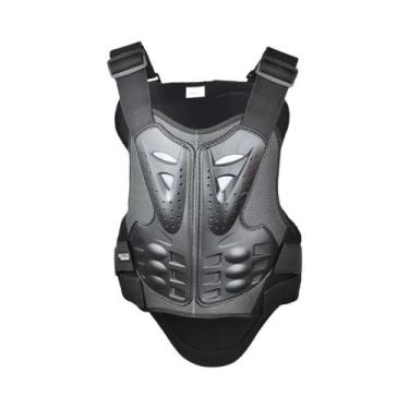 Imagem de Colete De Proteção Para Peito E Costas Para Motocross, Esqui, Skate E 