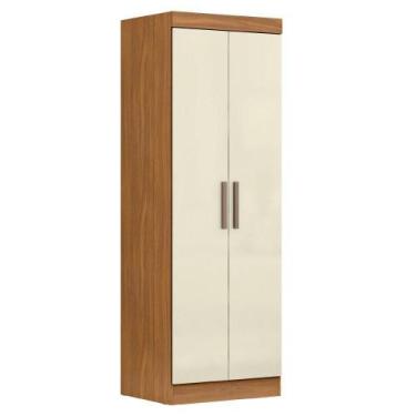 Imagem de Modulo De Guarda Roupas Para Quarto Madrid 2 Portas Maxel Madeirado/of
