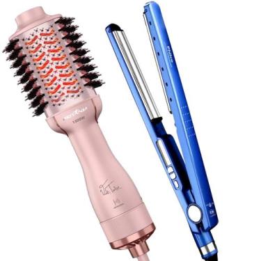 Imagem de Escova Secadora Alisadora Britânia Ions Tourmaline 4 Em 1 1300w Tube R