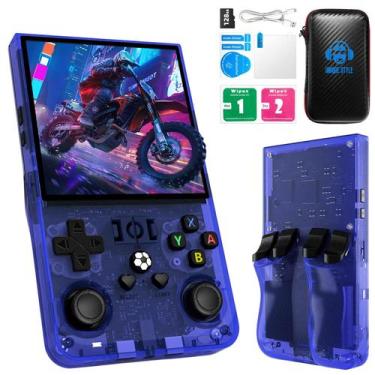 Imagem de Consola de jogos portátil AISLPC R36MAX 128GB com 22000 jogos