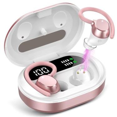 Imagem de Fones de ouvido sem fio sprtoybat Q35 HiFi Stereo Bluetooth 5.3 Rose