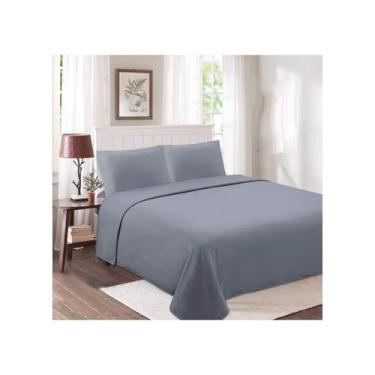 Imagem de Lençóis de lã de 1,5 lugares Lençóis polares cinza 175x270cm - Lightbe