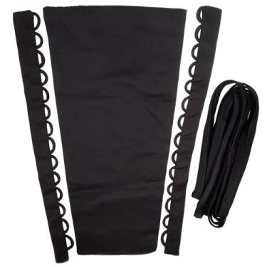 Imagem de Kit de espartilho SHYMMUO em cetim preto para vestido de casamento ou 