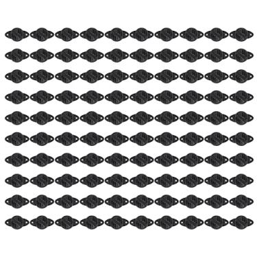 Imagem de Isoladores de Poste de Cerca Elétrica, 100 Peças de Isoladores de Cerca Elétrica, Isoladores de Hemisfério de Haste de Rolamento Médio, Acessórios de de Extremidade Frontal de