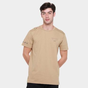 Imagem de Camiseta Industrie Básica Masculina, Marrom, M