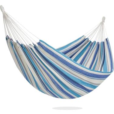 Imagem de PNAEUT Redes duplas para uso externo, rede de substituição para ambientes externos, varanda e jardim (azul claro, médio)