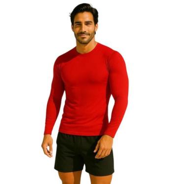 Imagem de Camisa Termica Segunda Pele Com Protecao UV Camiseta Malha Fria Unisse