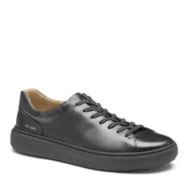 Imagem de Johnston & Murphy Tênis masculino Anders de renda aos dedos, Grão integral preto, 46