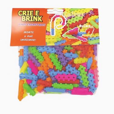 Imagem de CRIE E BRINK PINOS ENCANTADOS SOLAPA 200 PECAS