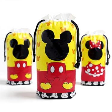 Imagem de Eylola 48 peças 18 x 25,4 cm com tema de rato, sacos de petiscos, tema de rato, artigos de festa, lembrancinhas, biscoitos, chocolate, doces, salgadinhos, para decoração de festa de aniversário