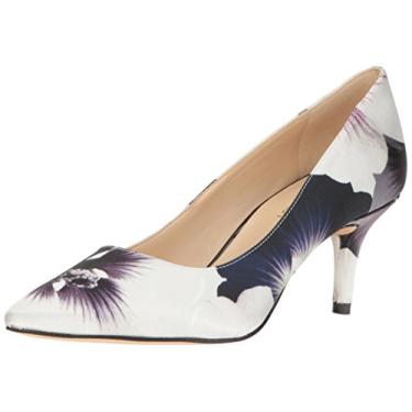 Imagem de Nine West Sapato social feminino Margot Fabric, Floral preto, 6