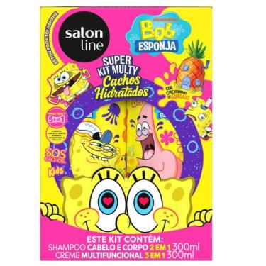 Imagem de Kit Salon Line Shampoo 300ml + Creme Multifuncional 300ml SOS Cachos B