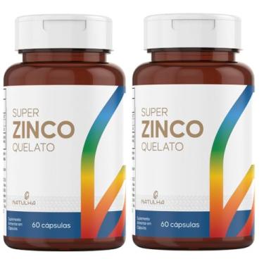 Imagem de KIT 2X Super Zinco Quelato 60 cápsulas - Natulha