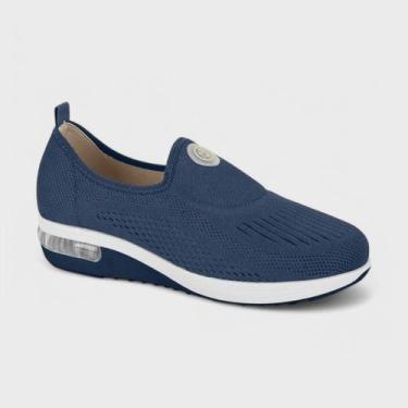 Imagem de Tênis Slip On Modare Feminino, Marinho, 37