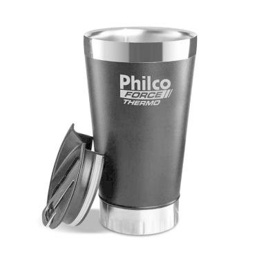 Imagem de Copo Térmico Com Tampa Pth01P Philco 475Ml Preto