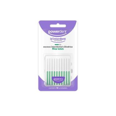 Imagem de Escova Interdental Fina PowerDent 4mm com 10 Unidades  Limpeza Profund