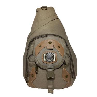 Imagem de Mochila Transversal Esportiva Lona Bege