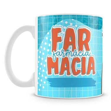 Imagem de Caneca Personalizada Flork Profissões - Farmácia - 325ml - Amo Canecas