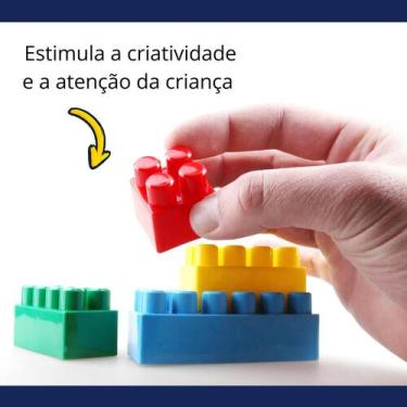 Imagem de Brinquedo Blocos De Montar 36peças Grandes Infantil Criança - GGB