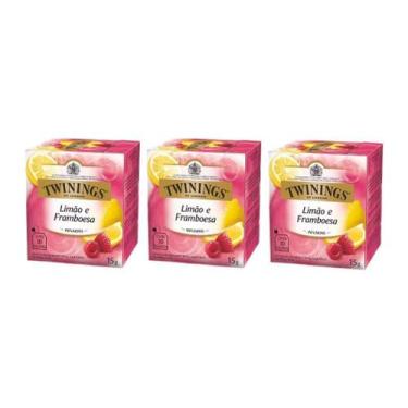 Imagem de 30 Sachês, Chá Twinings, Limão e Framboesa - 11685, Limão e Framboesa