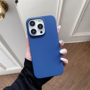 Imagem de HJZSZX Capa protetora resistente com dissipação de calor retrô e estampa fina de luxo para iPhone 16 Pro Max (para iPhone 16 Pro Max/All Blue CJ)