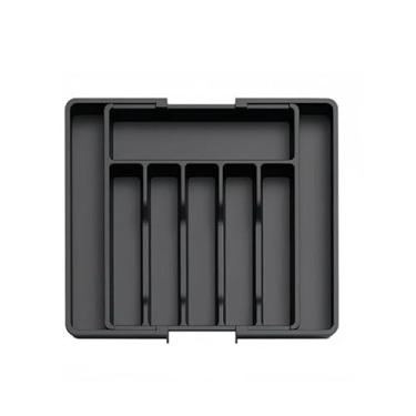 Imagem de Organizador De Gaveta Para Talheres E Utensílios De Cozinha, Separador Prático E Organizado(Preto)