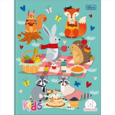 Imagem de Caderno quadriculado Tilibra 1X1cm Kids 40 folhas