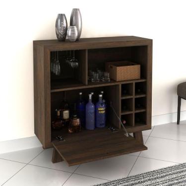 Imagem de Barzinho com Adega 6 Garrafas AD5002 Tecnomóbili, Rústico