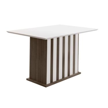 Imagem de Mesa de Jantar 4 Lugares Xangai Amendoa Off-White