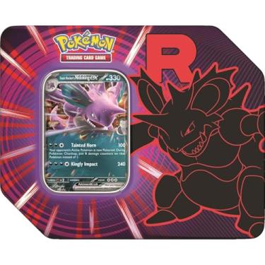 Imagem de Pokemon Trading Card Game Team Rocket Collector Tin with 5 Booster Packs and Promo Card (Nidoking)