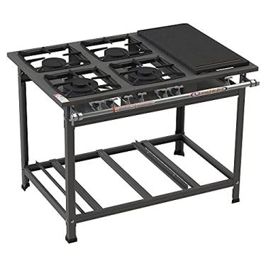 Imagem de Fogão Industrial Itajobi 4 Bocas com 2 Bocas Duplas Baixa Pressão com Chapa Ativo P7