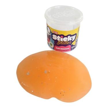 Imagem de Slime Glitter Colorido com Perfume, Brinquedo Sensorial, 6,5 cm, Não Tóxico