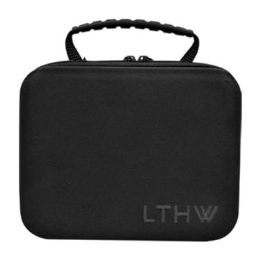 Imagem de Generic Bandeja organizadora de ovos com compartimentos individuais, preta, ideal para geladeira, a impactos, com fechamento em zíper, 12 Slots