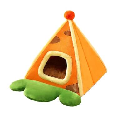 Imagem de FJMQHU Tenda para Gatos, Casinha para Gatos com Almofada E Ampla Abertura, Ideal para Quarto, área Externa, Dormitório Ou Garagem, L