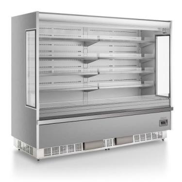 Imagem de Expositor Vertical Aberto GSTO2400 Tipo Inox 220v Gelopar, 220V