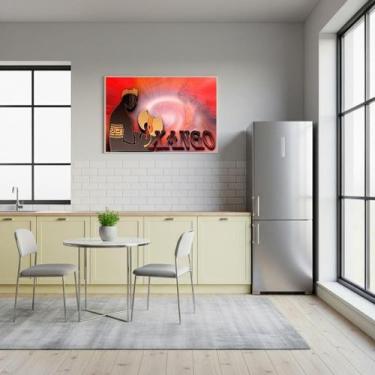 Imagem de Quadro Decorativo Xangô - Orixá Da Justiça - 50X70Cm - Quadros On-Line