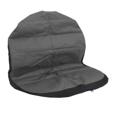 Imagem de SUNGOOYUE Capa Macia para Cortador de Grama, Almofada Protetora Antiderrapante para Trator, Material de Poliéster Fácil de Lavar (Cinza)
