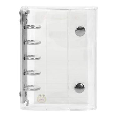 Imagem de Álbum de adesivos para crianças – Caderno transparente para colecionar, álbuns, escola, viagem e planejador, organizador de cadernos estéticos reutilizáveis