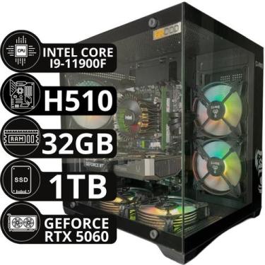Imagem de Pc Gamer Option Intel I9 11900f 32gb Rtx 5060 8gb Ssd 960gb - Option S