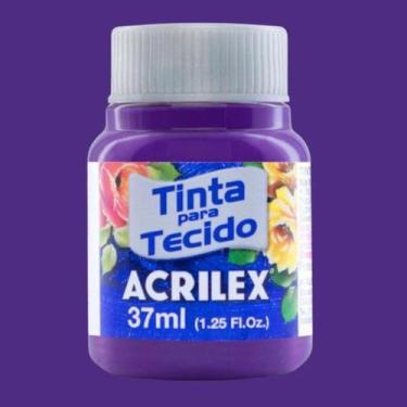 Imagem de Tinta para Tecido Fosca 37ml Acrilex - Cores Frias - 04140, VIOLETA CO
