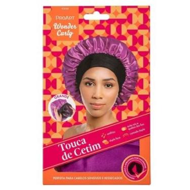 Imagem de Touca de Cetim ProArt Wonder Curly Camada G Rosa-Unissex