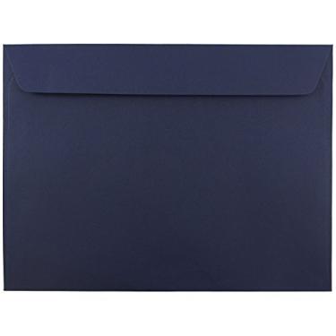 Imagem de JAM Paper Envelopes Premium de 9 x 12 - Azul-marinho - Pacote com 50