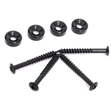 Imagem de Generic Buchas de Junta de Pescoço de Guitarra Buchas de Parafuso de Pescoço à Prova de Ferrugem para Guitarra Elétrica e Baixo, Fáceis de Instalar, Adequadas para Entusiastas de, Aço/prata/4,5