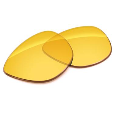Imagem de Tintart Lentes de substituição de desempenho compatíveis com óculos RayBan Meta Skyler RW4010 52 mm AI - amarelo transparente, proteção UV, transição, resistente a arranhões