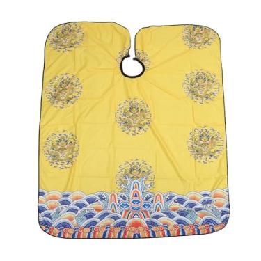 Imagem de Yinhing Capa de Corte de Cabelo Profissional Com Decote Firmemente Fixo, Capa para Salão de Beleza, Barbeiro, Acessórios de Corte de Cabelo Com Pente, Escova de Poliéster e Nylon