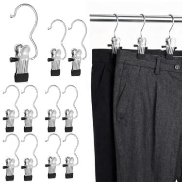 Imagem de 50 peças de ganchos, ganchos multifuncionais, ganchos de botas para armário, organizador de leggings para armário, organizador de armário para pendurar espaço e armazenamento para saia, shorts