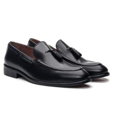Imagem de Mocassim Loafer Masculino Couro Social Clássico Elegante-Masculino