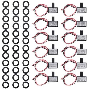 Imagem de Conjunto de 12 Sensores Luz Fotocélula de 105V-130V AC, com Controlo Luminosidade Desde o Anoitecer Até ao Amanhecer Incluindo 24 Porcas e 12 Anilhas para Iluminação Exterior Ruas