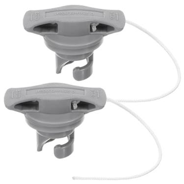 Imagem de Luxshiny Conjunto de 2 Tampas de Válvula de Ar para Inflável, Acessórios para Caiaque E Prancha de Stand up Paddle.